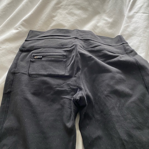 Black Lululemon Wide-leg Cropped Pants - Picture 4 of 12